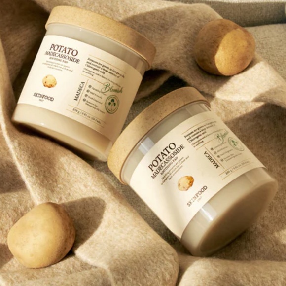 Skinfood- Potato Madecassoside Soothing Pad 250g/8.81oz (60 Pads) - Picture 4 of 5